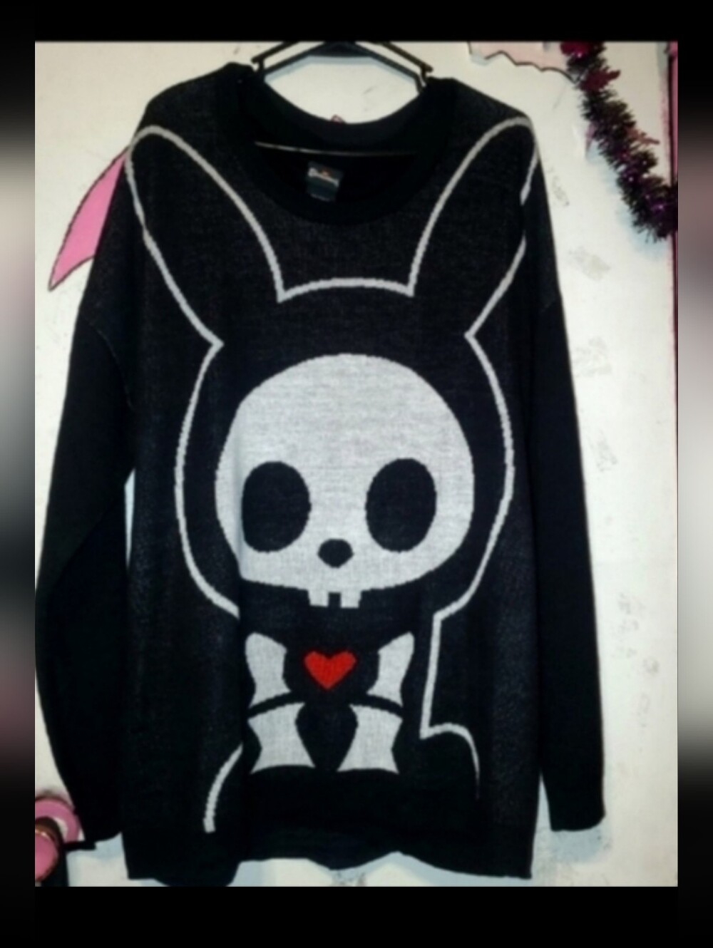 Gothic Skelanimals Bunny Sweater Hot Topic Killstar Dollskill Widow Sourpuss